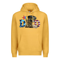 Mustard dad military boots and hat Premium Hoodie - Artiststas