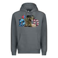 Rock dad military boots and hat Premium Hoodie - Artiststas