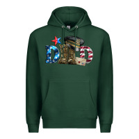 Sports Green dad military boots and hat Premium Hoodie - Artiststas