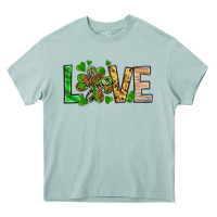 Arona St. Patrick's Love luck with clover Heavy Core Tee - HowdyJamesFarm