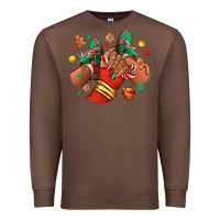 Chestnut Christmas black girl sneakers Premium Sweatshirt - RanaPortraitStore