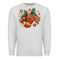 Dove Grey Christmas black girl sneakers Premium Sweatshirt - RanaPortraitStore