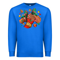 True Royal Christmas black girl sneakers Premium Sweatshirt - RanaPortraitStore