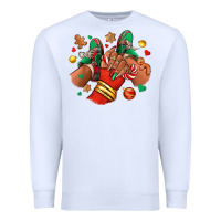 White Christmas black girl sneakers Premium Sweatshirt - RanaPortraitStore