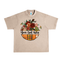 French Oak preview customize floral pumpkin Urban Heavy Tee - BundleAndBundleShop