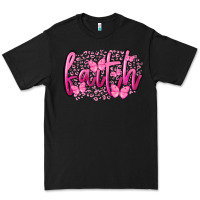 Black Faith Breast Cancer Premium Tee - FaDigitalArtStudio
