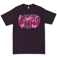 Plum Faith Breast Cancer Premium Tee - FaDigitalArtStudio