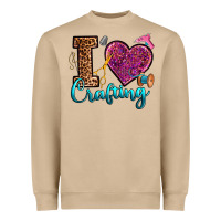 Mushroom i love crafting Heavyweight Sweatshirt - RanaPortraitStore