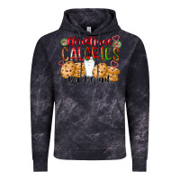 Cloud Black christmas calories dont count Vintage Hoodie - CowhideDigitalArt
