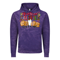 Cloud Purple christmas calories dont count Vintage Hoodie - CowhideDigitalArt
