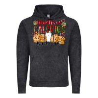Vintage Black christmas calories dont count Vintage Hoodie - CowhideDigitalArt