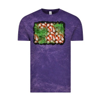 Cloud Purple halloween ghost background Vintage Tee - BundleAndBundleShop