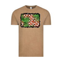 Vintage Coffee halloween ghost background Vintage Tee - BundleAndBundleShop
