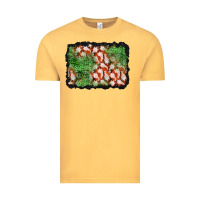 Vintage Mustard halloween ghost background Vintage Tee - BundleAndBundleShop