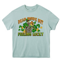 Arona Dead inside but feeling lucky St. Patrick's Day Heavy Core Tee - CowGirlArtShop