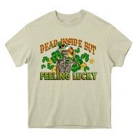 Dead Inside But Feeling Lucky St. Patrick's Day Heavy Core Tee | Teevron