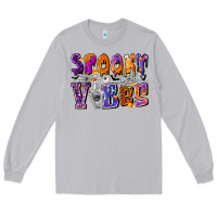 Moon Dust Spooky Vibes Long Sleeve Tee - CowhideDigitalArt