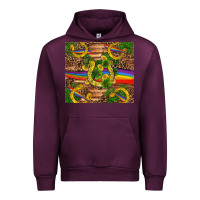 Mauve Wine st patricks day horseshoe shamrock rainbow gold Urban Hoodie - RanaPortraitStore