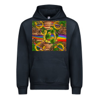 Navy st patricks day horseshoe shamrock rainbow gold Urban Hoodie - RanaPortraitStore