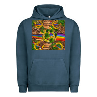 Pigment Midnight Navy st patricks day horseshoe shamrock rainbow gold Urban Hoodie - RanaPortraitStore