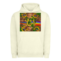 Pigment Pistachio st patricks day horseshoe shamrock rainbow gold Urban Hoodie - RanaPortraitStore