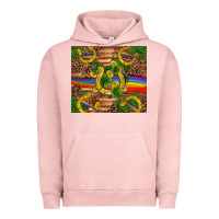 Pigment Salmon st patricks day horseshoe shamrock rainbow gold Urban Hoodie - RanaPortraitStore