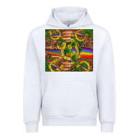 White st patricks day horseshoe shamrock rainbow gold Urban Hoodie - RanaPortraitStore