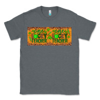 Charcoal Heather Western St. Patrick's Day One Lucky Teacher Classic Tee - Artiststas