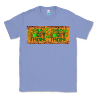 Colony Blue Western St. Patrick's Day One Lucky Teacher Classic Tee - Artiststas