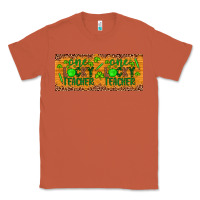 Copper Western St. Patrick's Day One Lucky Teacher Classic Tee - Artiststas