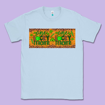 Western St. Patrick's Day One Lucky Teacher Classic Tee Designed By Artiststas
