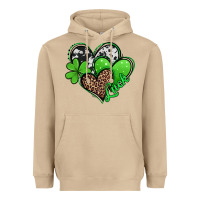 Mushroom st patricks day hearts Heavyweight Hoodie - Jasminsmagicworld