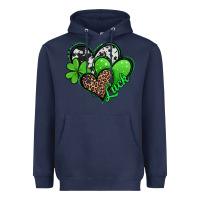 Navy st patricks day hearts Heavyweight Hoodie - Jasminsmagicworld
