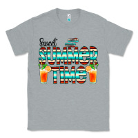 Heather Grey sweet summer time cocktail Classic Tee - CowCowDesign