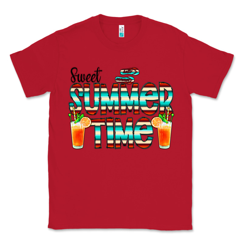 Sweet Summer Time Cocktail Classic Tee by CowCowDesign | Teevron