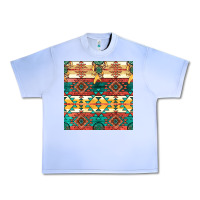 Grape Ice native american aztec seamless pattern Urban Heavy Tee - BundleAndBundleShop