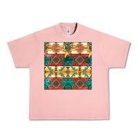 Salmon native american aztec seamless pattern Urban Heavy Tee - BundleAndBundleShop