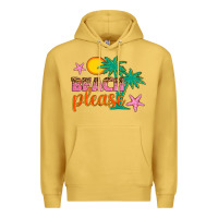 Antique Gold beach please Premium Hoodie - Artiststas