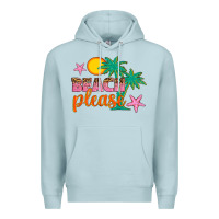 Blue Mist beach please Premium Hoodie - Artiststas