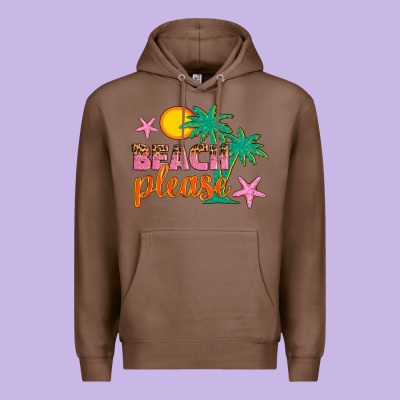 Beach Please Premium Hoodie Designed By Artiststas