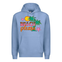 Colony Blue beach please Premium Hoodie - Artiststas