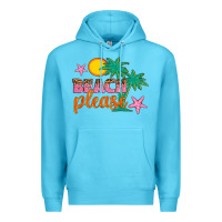 Ocean Blue beach please Premium Hoodie - Artiststas