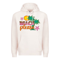Pale Pink beach please Premium Hoodie - Artiststas