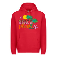 Red beach please Premium Hoodie - Artiststas