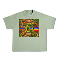 Oil Green st patricks day horseshoe shamrock rainbow gold Urban Heavy Tee - RanaPortraitStore