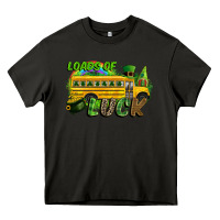 Asphalt Loads of luck School bus Heavy Core Tee - CowGirlArtShop
