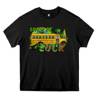 Black Loads of luck School bus Heavy Core Tee - CowGirlArtShop