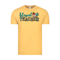 Vintage Mustard blessed teacher Vintage Tee - BundleAndBundleShop