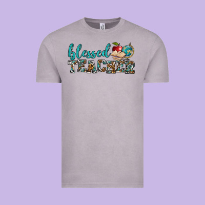 Blessed Teacher Vintage Tee Designed By Bundleandbundleshop