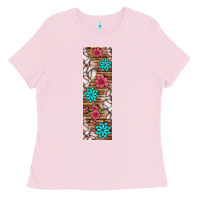 Bubblegum Pink baseball pen wraps Ladies Tee - BundleAndBundleShop